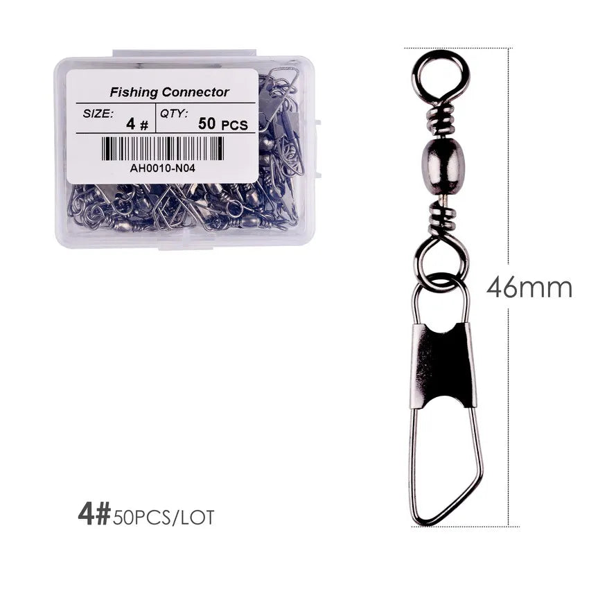 Kit 50 pçs Conector de Anzol Interlock