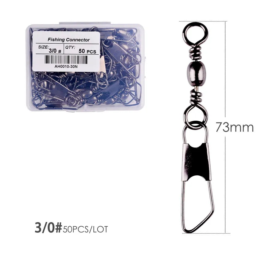 Kit 50 pçs Conector de Anzol Interlock