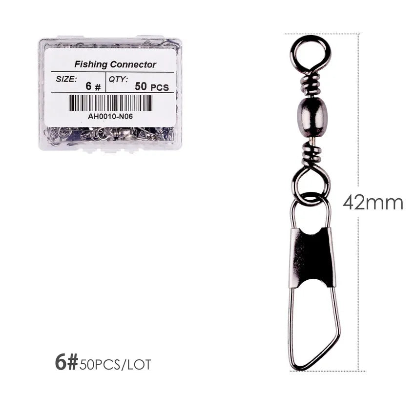Kit 50 pçs Conector de Anzol Interlock