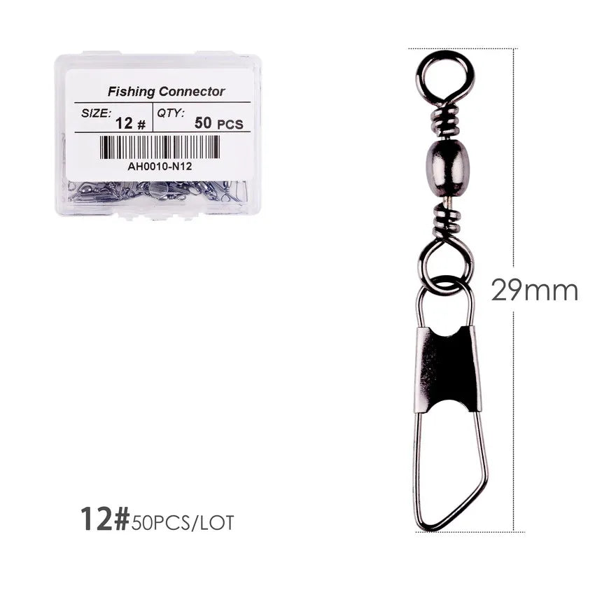 Kit 50 pçs Conector de Anzol Interlock