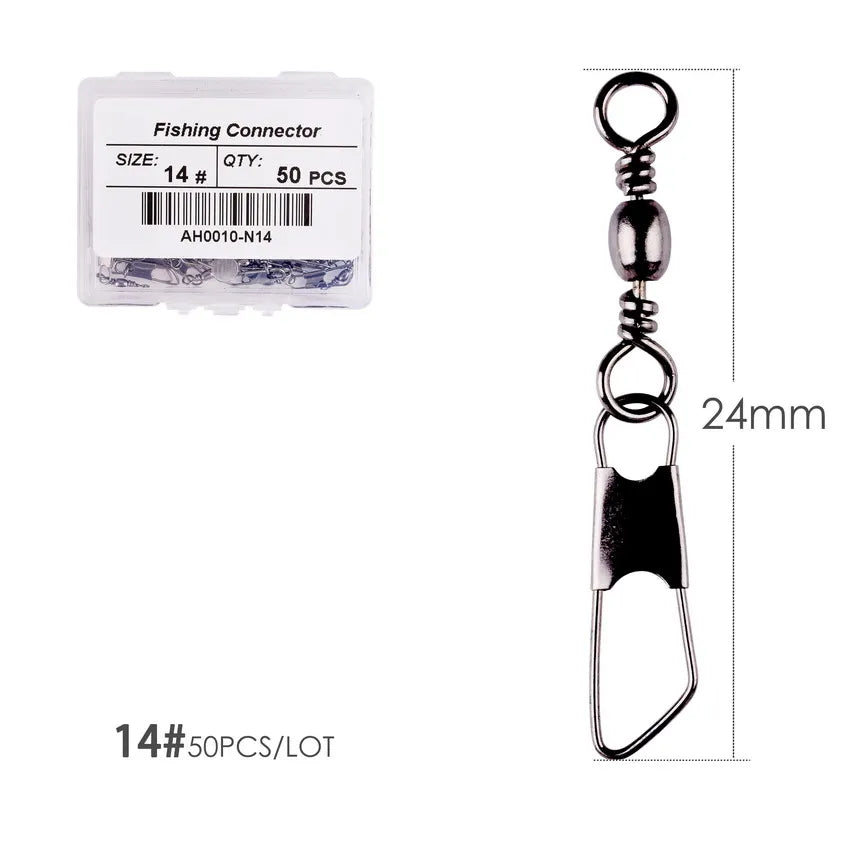 Kit 50 pçs Conector de Anzol Interlock