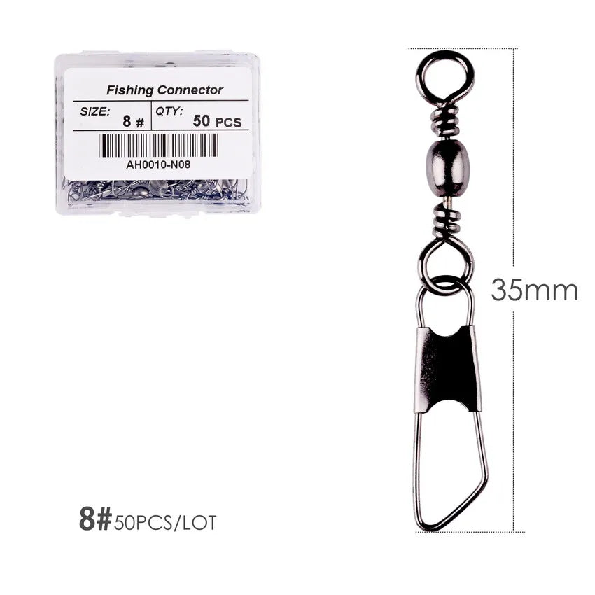 Kit 50 pçs Conector de Anzol Interlock
