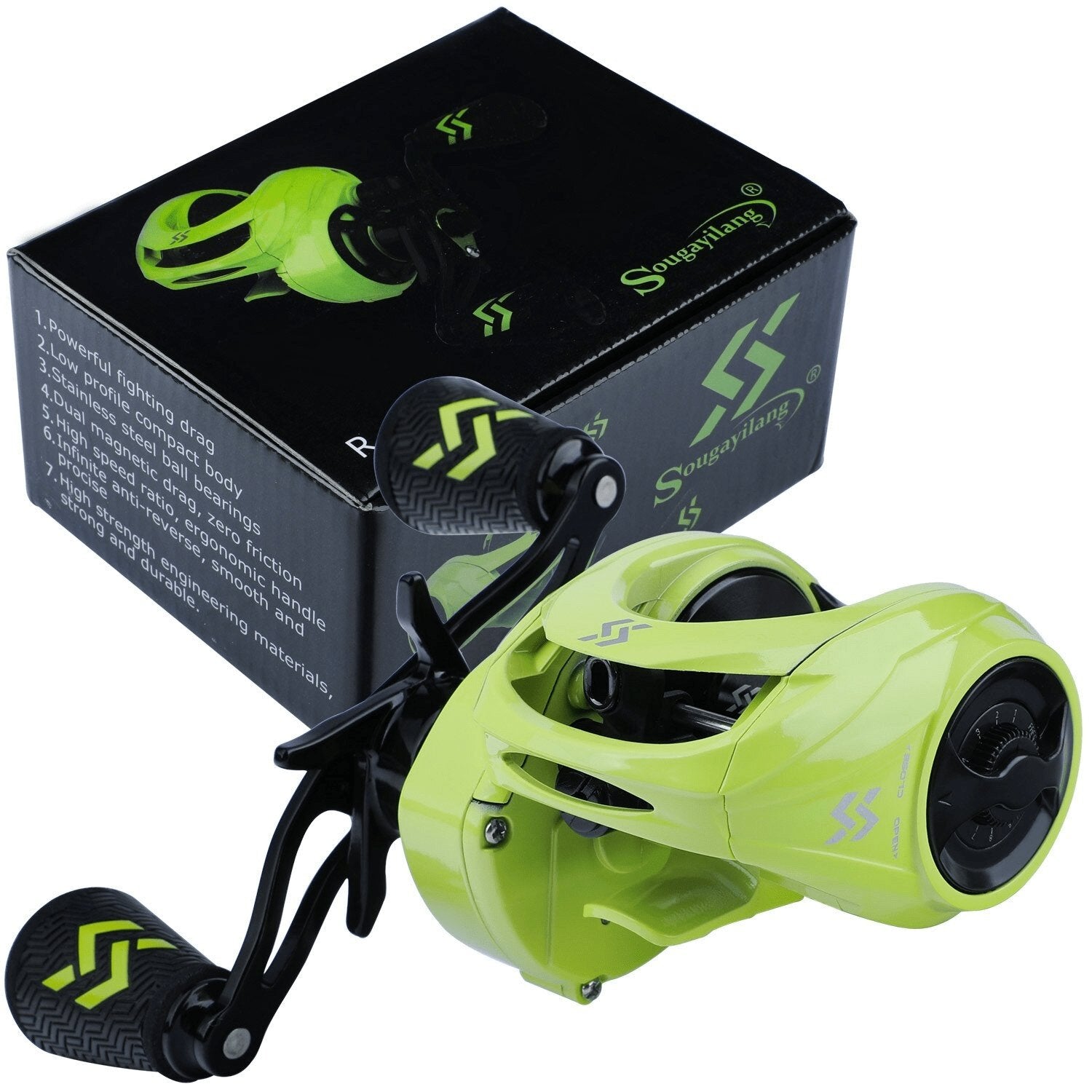 Carretilha Soulgayilang SUMMER - 8Kg Drag - 9+1 Rolamentos - Recolhimento 8.1:1