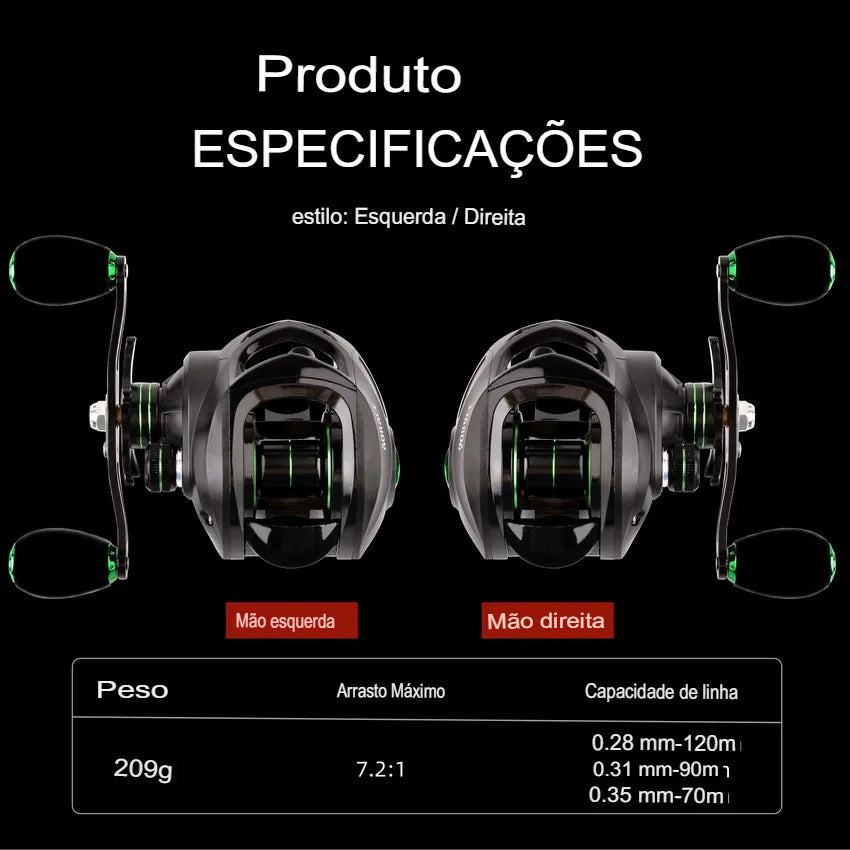 Carretilha Dragon UV200 Drag 10kg lançamento 2023