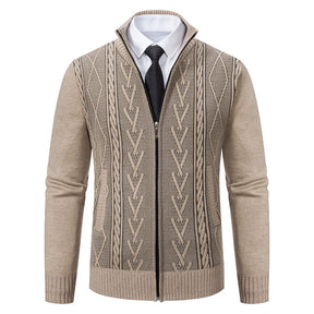 Casaco Masculino Casual De Inverno De Malha - Promoção de Inverno 2025