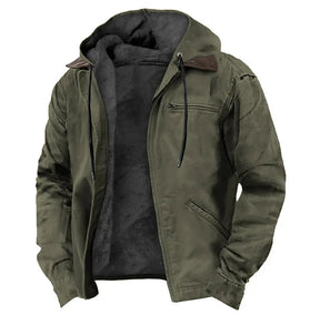 Jaqueta Masculina Para Inverno Fleece com Capuz - (Promoção de Inverno 2025)