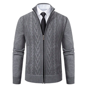 Casaco Masculino Casual De Inverno De Malha - Promoção de Inverno 2025