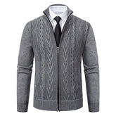 Casaco Masculino Casual De Inverno De Malha - Promoção de Inverno 2025