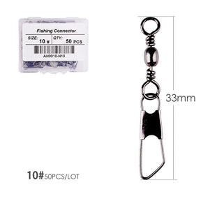 Kit 50 pçs Conector de Anzol Interlock