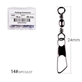 Kit 50 pçs Conector de Anzol Interlock