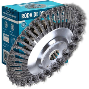 Disco de Cortar Grama - Escova de Aço Roçadeira