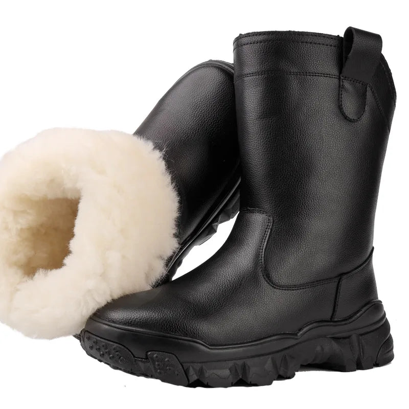 Bota De Neve Com Pelúcia Impermeável -  Promoção de Inverno 2025