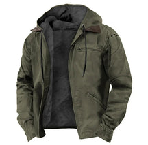 Jaqueta Masculina Para Inverno Fleece com Capuz - (Promoção de Inverno 2025)