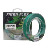 Linha Multifilamento Crown Fiber Flex 45mm 100m Verde